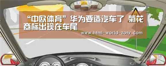 “中欧体育”华为要造汽车了 菊花商标出现在车尾(图4) 中欧体育官网